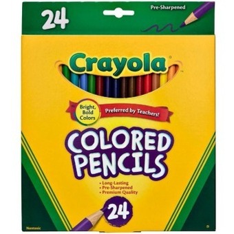 BIG W Crayola 24-pack coloured pencils offer