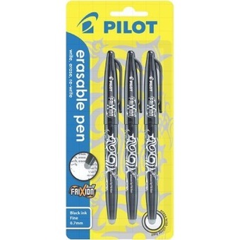 BIG W Pilot 3-pack erasable gel pens offer