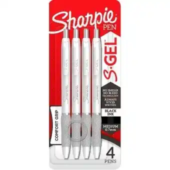Sharpie 4-pack retractable gel pen 7mm