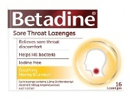 Chemist Warehouse Betadine Sore Throat Honey & Lemon 16 Lozenges offer