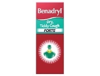 Benadryl Dry Tickly Forte Cough Liquid Peach Flavour 200ml