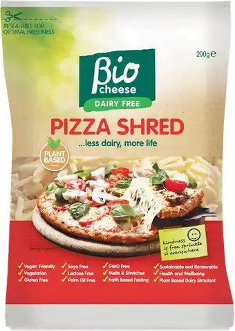 Woolworths Bio Cheese Pizza Shred 200g offer