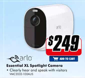 The Good Guys Arlo - Essential XL Spotlight Camera offer