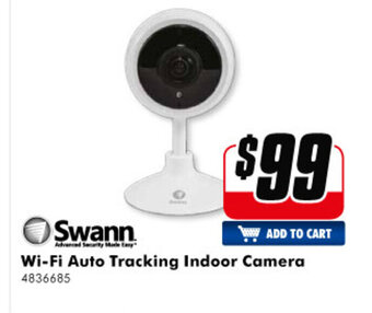 The Good Guys Swann Wi-Fi Auto Tracking Indoor Camera offer