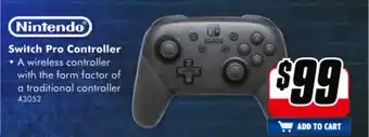 The Good Guys Nintendo Switch Pro Controller - 43052 offer