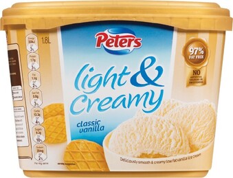 Woolworths Peters Light & Creamy 1.8 Litre offer