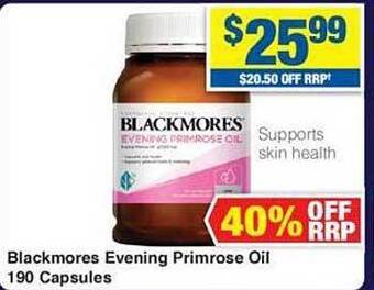 My Chemist Blackmores evening primrose oil offer
