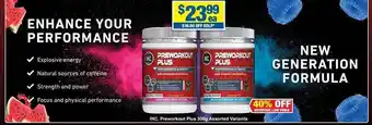 My Chemist Inc. preworkout plus assorted variants offer
