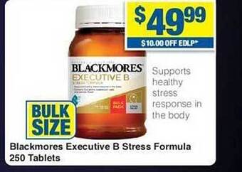 My Chemist Blackmores executive b stress formula offer