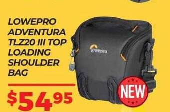 Teds Cameras Lowepro adventura tlz20 iii top loading shoulder bag offer