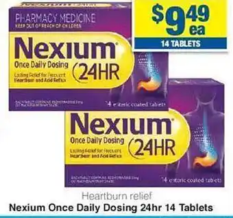 Nexium once daily dosing