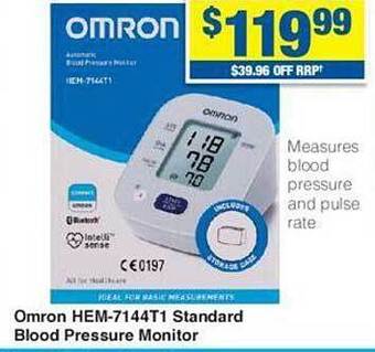 My Chemist Omron hem-7144t1 standard blood pressure monitor offer