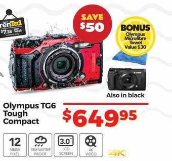 Teds Cameras Olympus tg6 tough compact offer
