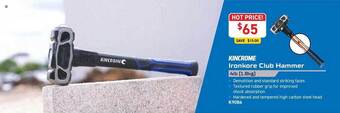 Kincrome Kincrome ironkore club hammer offer
