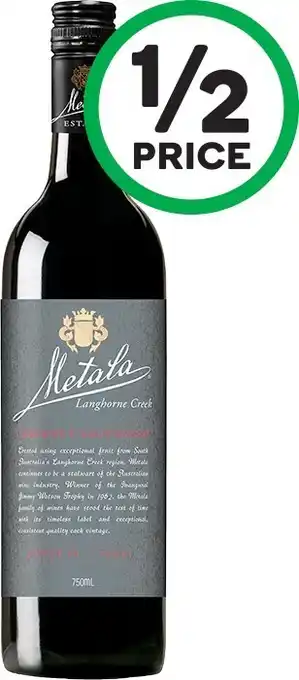 Woolworths Metal Grey Label Cabernet Sauvignon 750ml offer