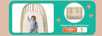 Baby Kingdom Sleepi cot with mattress offer
