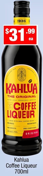 Kahlua coffee liqueur 700ml