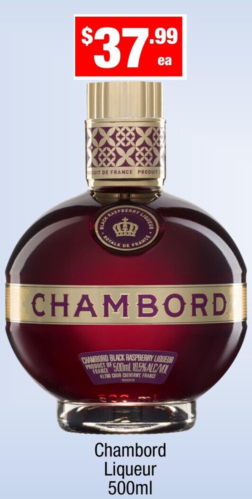 Chambord liqueur 500ml offer at Liquor Stax
