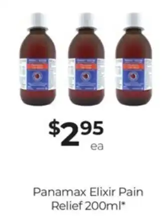 Panamax elixir pain relief 200ml