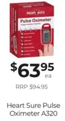 Super Pharmacy Heart sure pulse oximeter A320 offer