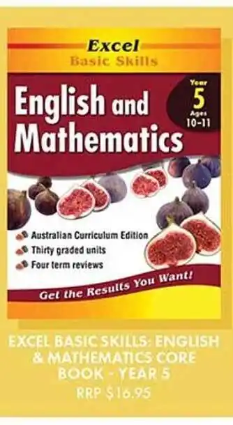 Excel basic skills : english & mathematics core book - year 5