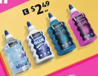 ALDI Assorted school glue 177ml offer