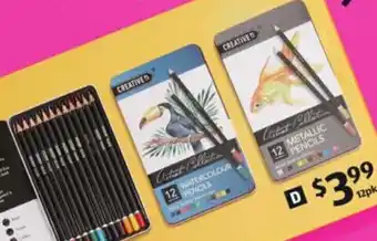 ALDI Artist pencils 12pk offer