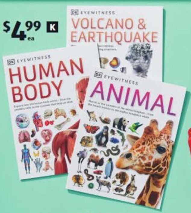 Project books offer at ALDI