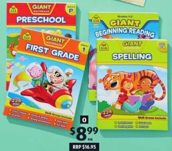 School zone giant workbooks