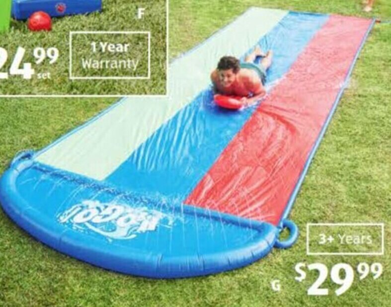 Triple slip'n'slide offer at ALDI