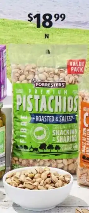 ALDI Roasted and salted pistachios 1kg offer