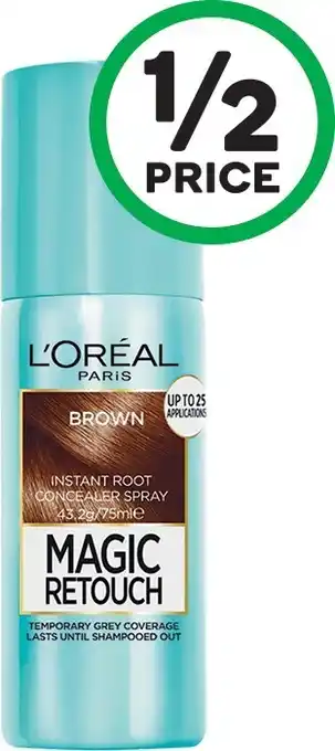 Woolworths Lu2019Oreal Magic Retouch Hair Colour 75g offer