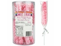 The Party People Shop Twist Lollypop - Pink - 1kg offer