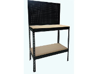 Stratco Stratco Black Work Bench with Pegboard offer