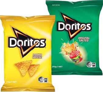 Woolworths Doritos Corn Chips 150-170g offer