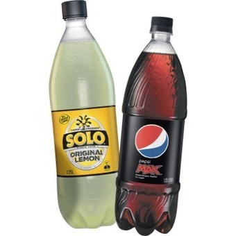 IGA Pepsi or solo 1.25 litre selected varieties offer