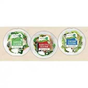 IGA Community co asian 230g, garden 180g, caesar 200g or bacon ranch salad bowl 200g selected varieties offer