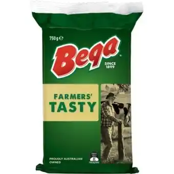 IGA Bega farmers’ tasty block cheese 750g offer
