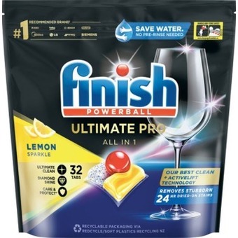 IGA Finish quantum ultimate pro dishwasher tablets 32-34 pack selected varieties offer