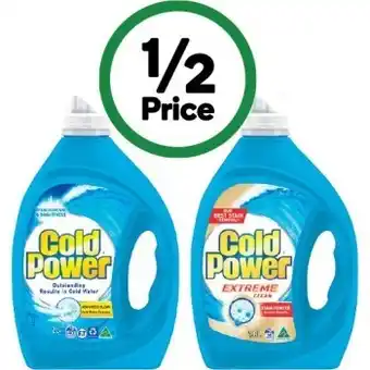 Woolworths Cold power advanced laundry powder 1.8-2 kg or liquid 1.8-2 litre offer