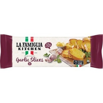 Woolworths La famiglia entertainer garlic slices 450g – from the fridge offer