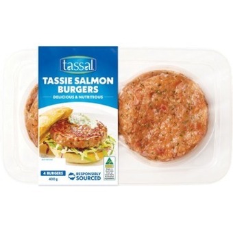 Woolworths Tassal salmon burgers 400g offer