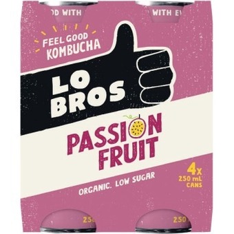 Woolworths Lo bros kombucha 4 x 250ml offer