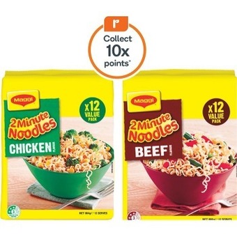Woolworths Maggi noodles 828-888g pk 12 offer