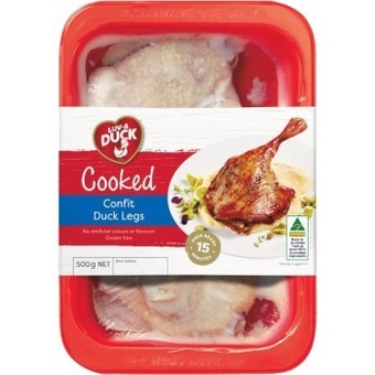 Luv a duck confit duck legs 500g – from the meat dept