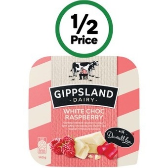 Woolworths Gippsland dairy yogurt mix ins 140g – from the fridge offer
