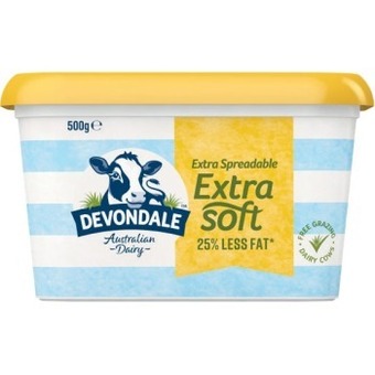 Woolworths Devondale spread 500g offer