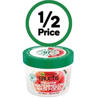 Woolworths Garnier fructis hair food 390ml offer