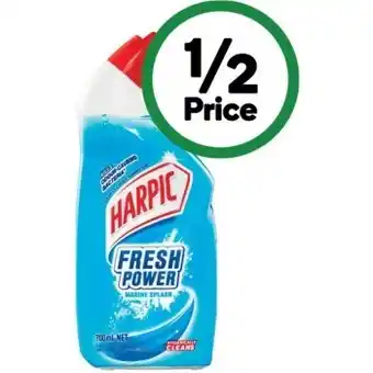 Woolworths Harpic power 39g or fresh power 700ml offer