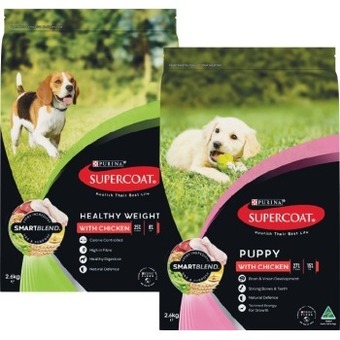 Woolworths Supercoat dry dog food 2.6-2.8 kg offer